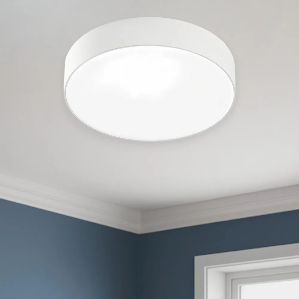 Plafoniere Moderne-Gea Luce cloe plafoniera moderna led 20w 3000k per salotto