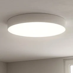 Plafoniere Moderne-Gea Luce cloe plafoniera rotonda led 30w 3000k bianca moderna