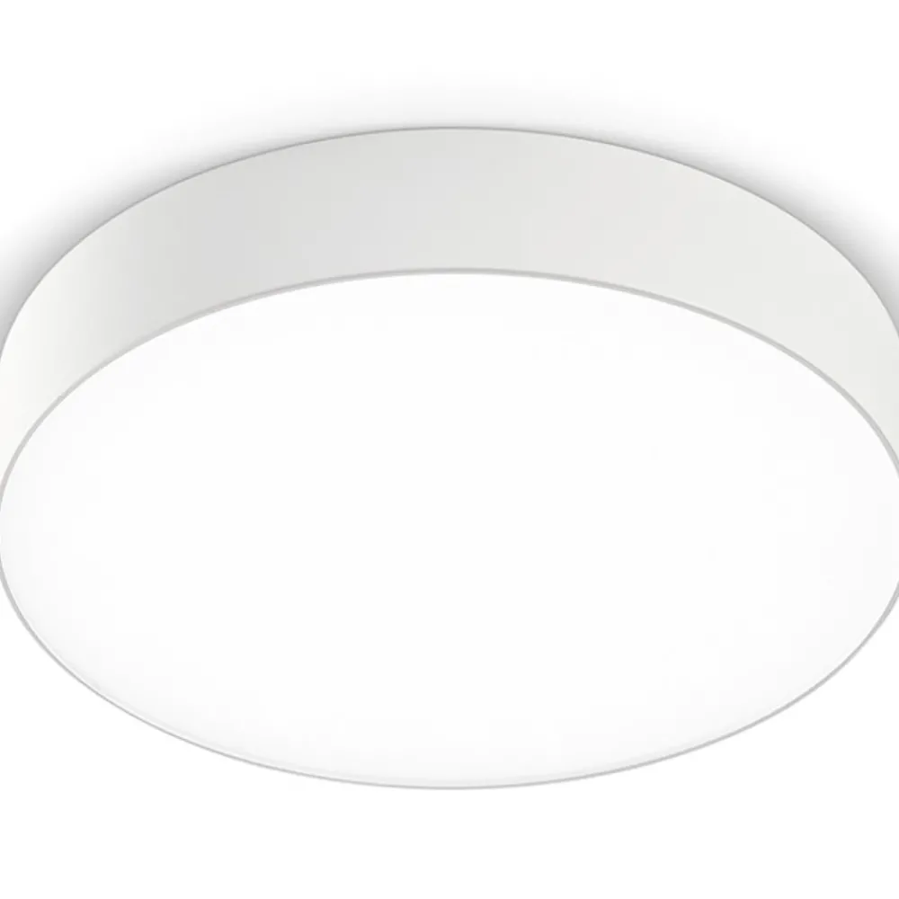 Plafoniere Moderne-Gea Luce cloe plafoniera rotonda led 30w 3000k bianca moderna