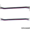 Strisce Led-Gea Luce confezione 10 pz doppio connettore con cavo 15cm per striscia led rgb 10mm