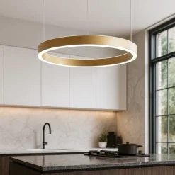 Lampadari Cucina-Gea Luce criseide lampadario led 80w 3000k per tavolo cucina