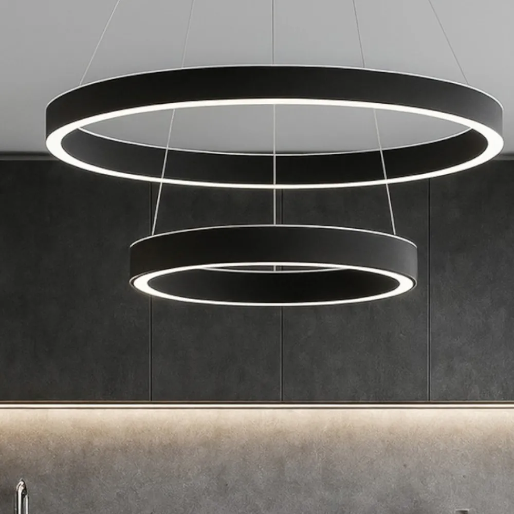 Lampadari Cucina-Gea Luce criseide lampadario cucina led 60w 3000k design minimal