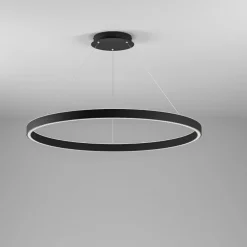 Lampadari Moderni-Gea Luce criseide lampadario moderno led 100w 3000k tondo per salotto