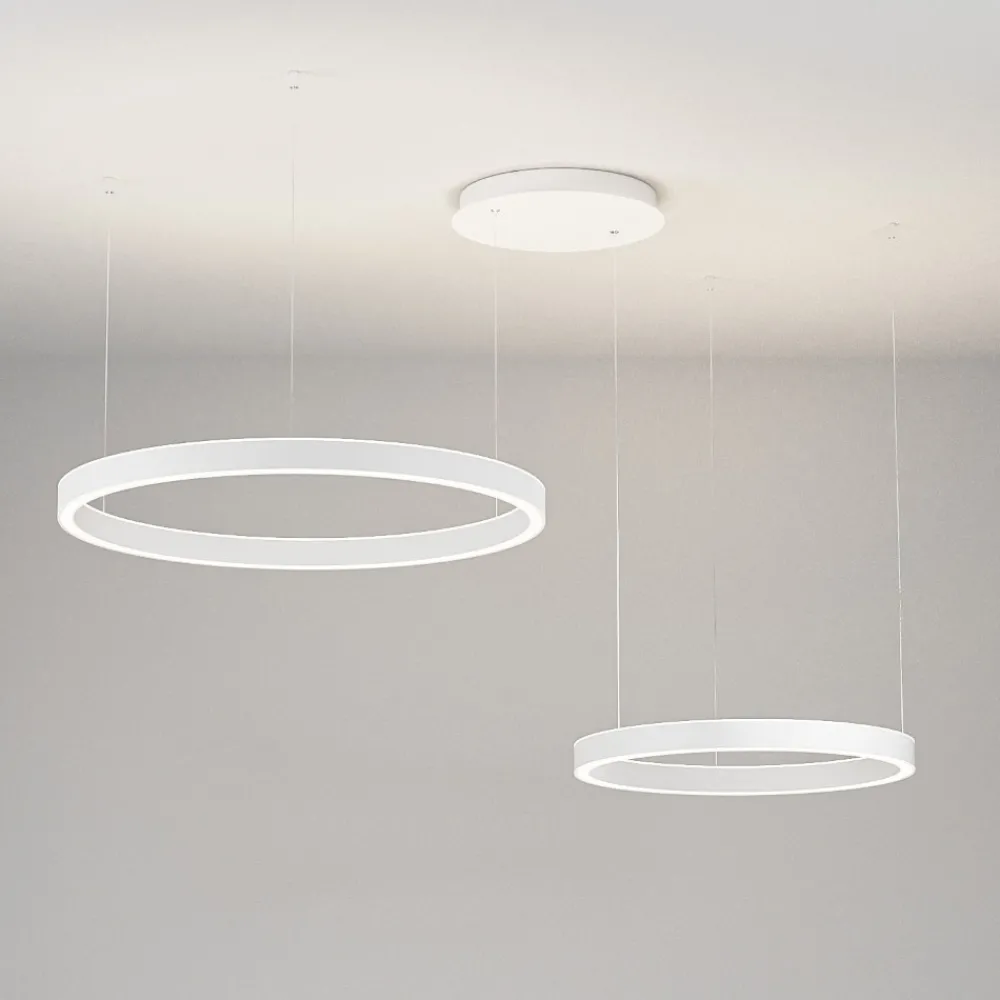 Lampadari Moderni-Gea Luce criseide lampadario moderno led 75w 3000k due luci