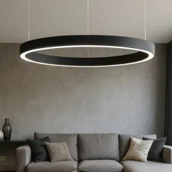 Lampadari Moderni-Gea Luce criseide lampadario moderno led 80w 3000k per salotto