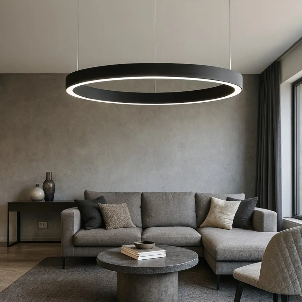 Lampadari Moderni-Gea Luce criseide lampadario moderno led 80w 3000k per salotto