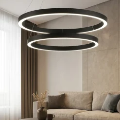 Lampadari Moderni-Gea Luce criseide lampadario moderno led 75w 3000k design minimal