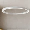 Lampadari Moderni-Gea Luce criseide lampadario led 100w 3000k moderno bianco