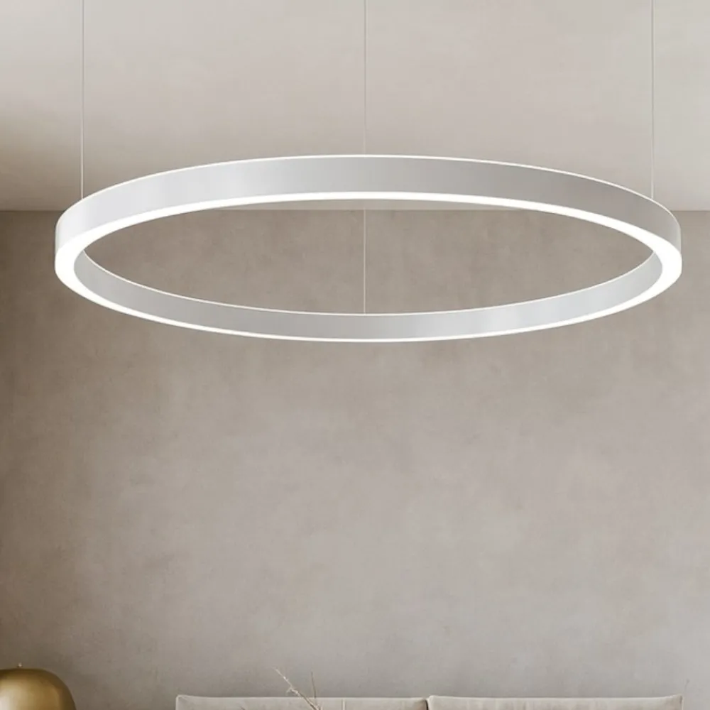 Lampadari Moderni-Gea Luce criseide lampadario led 100w 3000k moderno bianco