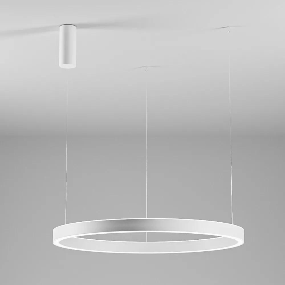 Lampadari Moderni-Gea Luce criseide lampadario led 100w 3000k moderno bianco