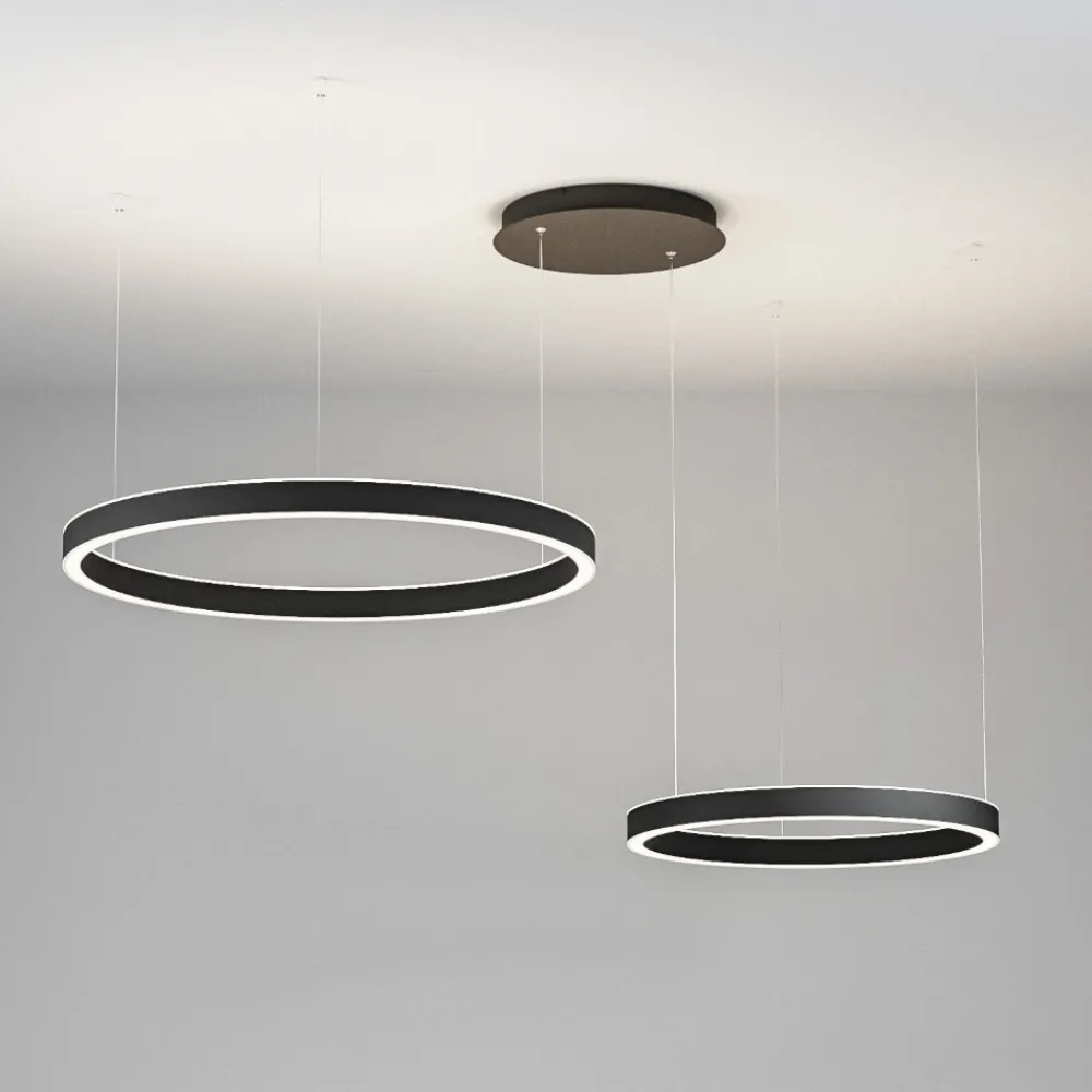 Lampadari Moderni-Gea Luce criseide lampadario moderno led 75w 3000k per soggiorno