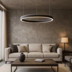 Lampadari Moderni-Gea Luce criseide lampadario moderno led 100w 3000k per salotto