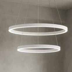 Lampadari Moderni-Gea Luce criseide lampadario moderno led 60w 3000k per soggiorno