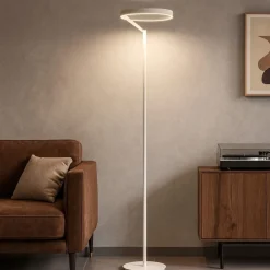 Lampade Da Terra-Gea Luce criseide piantana da terra led bianca 3000k