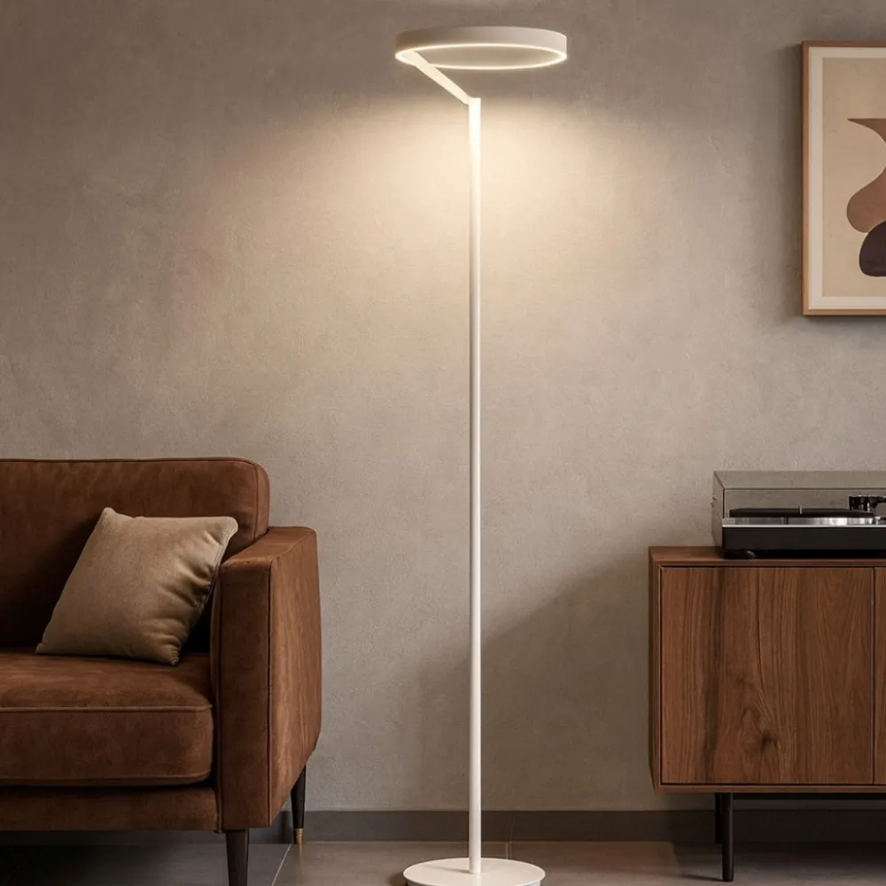 Lampade Da Terra-Gea Luce criseide piantana da terra led bianca 3000k