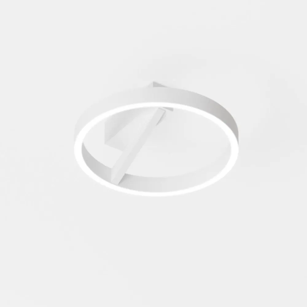Plafoniere Moderne-Gea Luce criseide pp plafoniera camera da letto led 3000k bianca