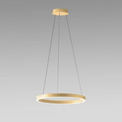 Lampadari Moderni-Gea Luce criseide s-g oro lampadario led 80w 3000k moderno
