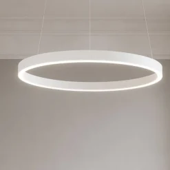 Lampadari Moderni-Gea Luce criseide s-p bianco led 60w 3000k lampadario moderno