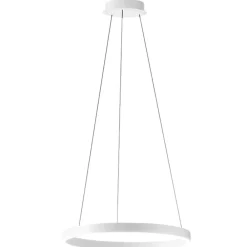 Lampadari Moderni-Gea Luce criseide s-p bianco led 60w 3000k lampadario moderno