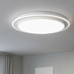 Plafoniere Moderne-Gea Luce dharma plafoniera moderna led 65w 3000k tonda per salotto