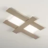 Plafoniere Moderne-Gea Luce doha plafoniera led 50w 3000k moderna tortora