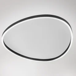 Plafoniere Moderne-Gea Luce ecaris plafoniera led per cucina moderna nera led 3000k 4000k