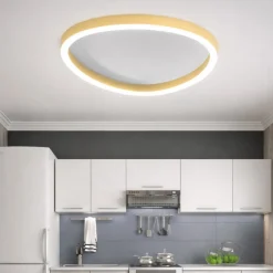 Plafoniere Moderne-Gea Luce ecaris plafoniera led da cucina new beige led 46w cct biemissione