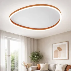 Plafoniere Moderne-Gea Luce ecaris plafoniera moderna arancio bruciato led 3000k 4000k