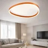 Plafoniere Moderne-Gea Luce ecaris plafoniera moderna color arancio led 3000k 4000k 60cm