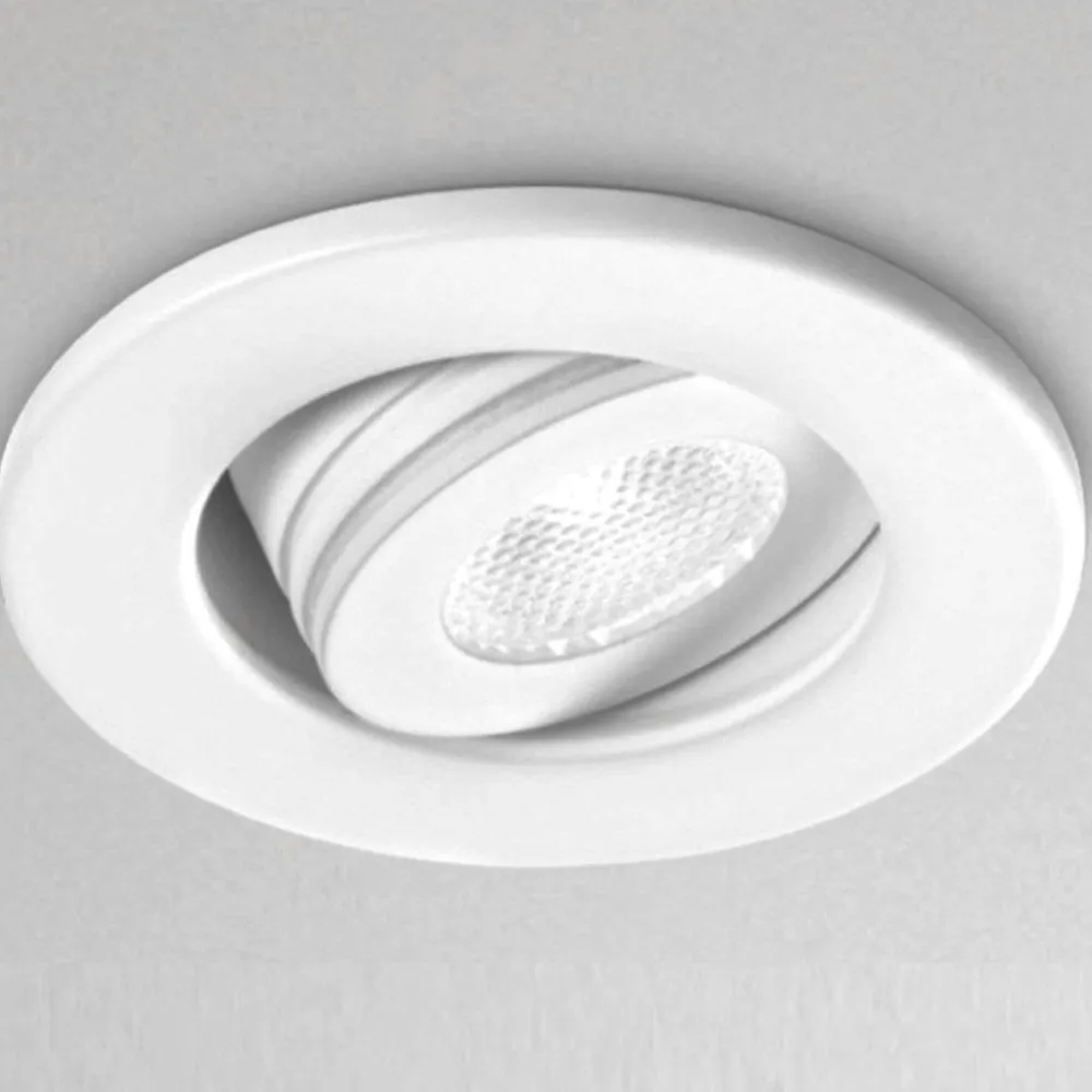 Faretti Da Incasso-Gea Luce elara faretto da incasso a led bianco 3w 4000k rotondo