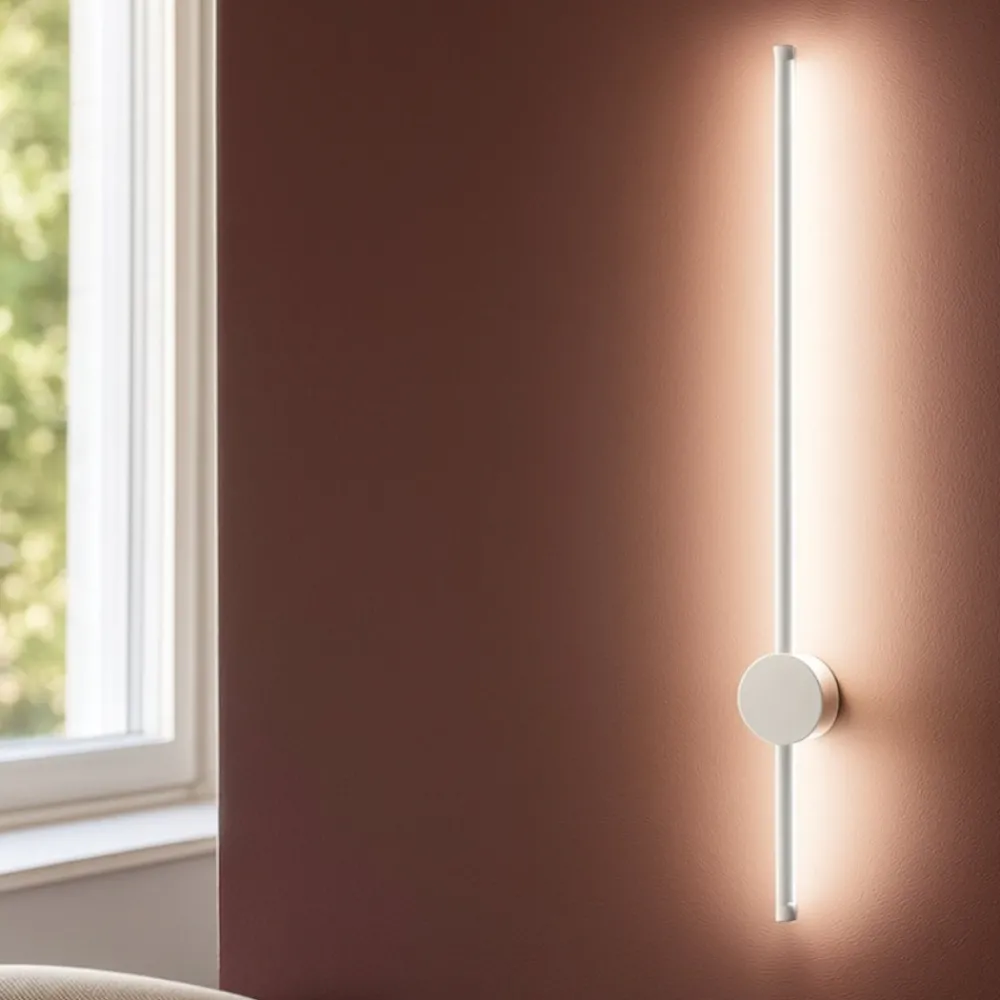 Applique Da Parete-Gea Luce enila applique da parete led 20w 3000k bianco sottile
