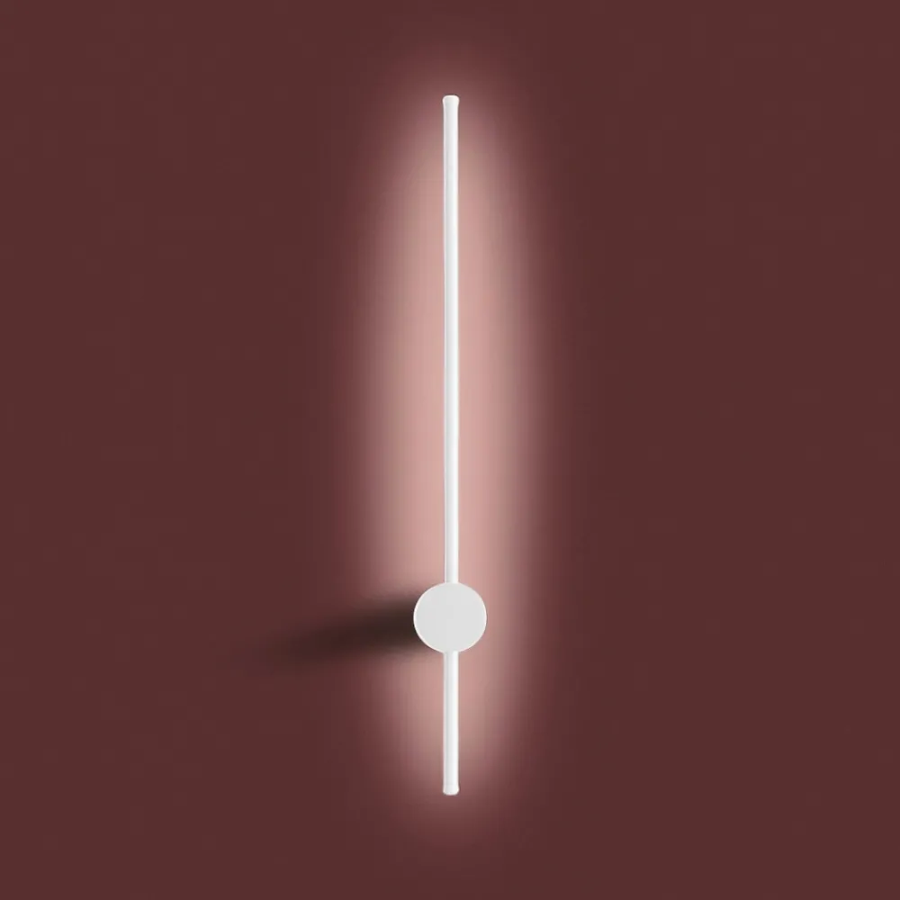 Applique Da Parete-Gea Luce enila applique da parete led 20w 3000k bianco sottile