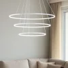 Lampadari Moderni-Gea Luce erika lampadario moderno led 128w 3000k per salotto
