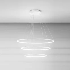 Lampadari Moderni-Gea Luce erika lampadario moderno led 128w 3000k per salotto