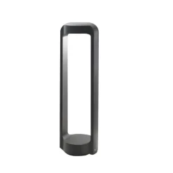 Lampioni Da Giardino-Gea Luce eurus lampione da giardino led 4000k ip65 antracite h50 cm