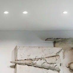 Faretti Da Incasso-Gea Luce faretto da incasso a soffitto rotondo bianco