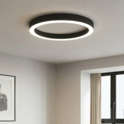 Plafoniere Moderne-Gea Luce flor plafoniera moderna led 80w 3000k forma ad anello