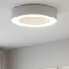 Plafoniere Moderne-Gea Luce flor plafoniera moderna led 30w 3000k rotonda bianca
