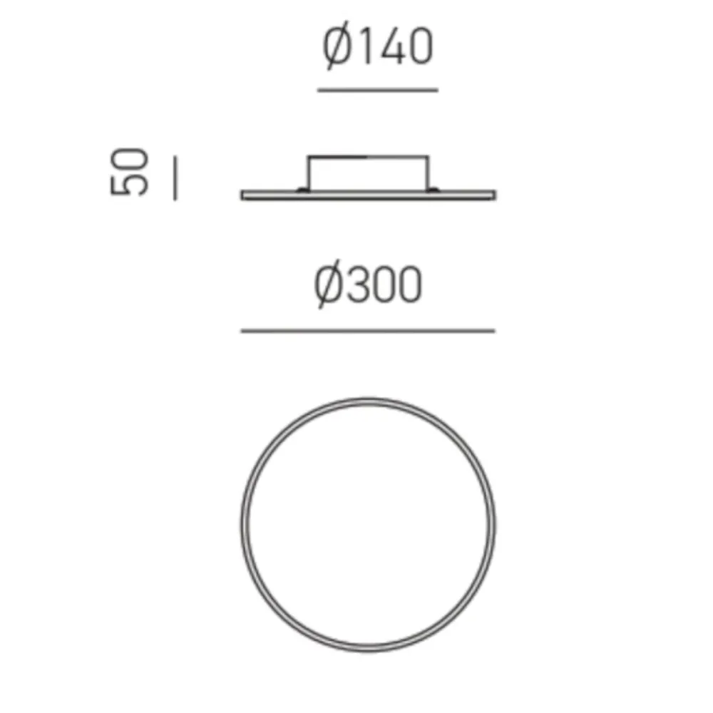 Applique Da Parete-Gea Luce fortuna applique da parete led 20w 3000k rotondo