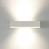 Applique Da Parete-Gea Luce gap applique da parete led 16w 4000k bianco moderno