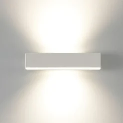 Applique Da Parete-Gea Luce gap applique da parete led 16w 4000k bianco moderno