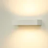 Applique Da Parete-Gea Luce gap applique da parete led 20w 3000k rettangolare bianco