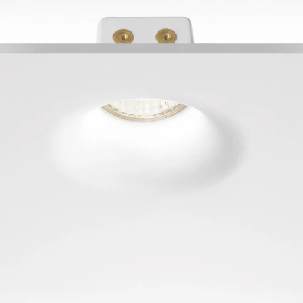 Faretti Da Incasso-Gea Luce heli faretto in gesso da incasso rotondo