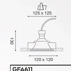 Faretti Da Incasso-Gea Luce heli faretto in gesso da incasso rotondo