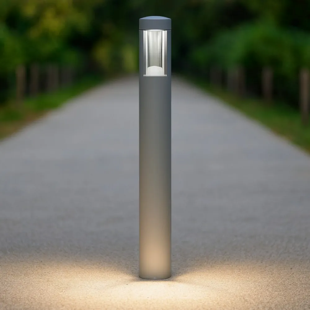 Lampioni Da Giardino-Gea Luce janet lampione da giardino moderno grigio