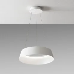 Lampadari Cucina-Gea Luce juliette lampadario cucina led 50w 3000k bianco rotondo