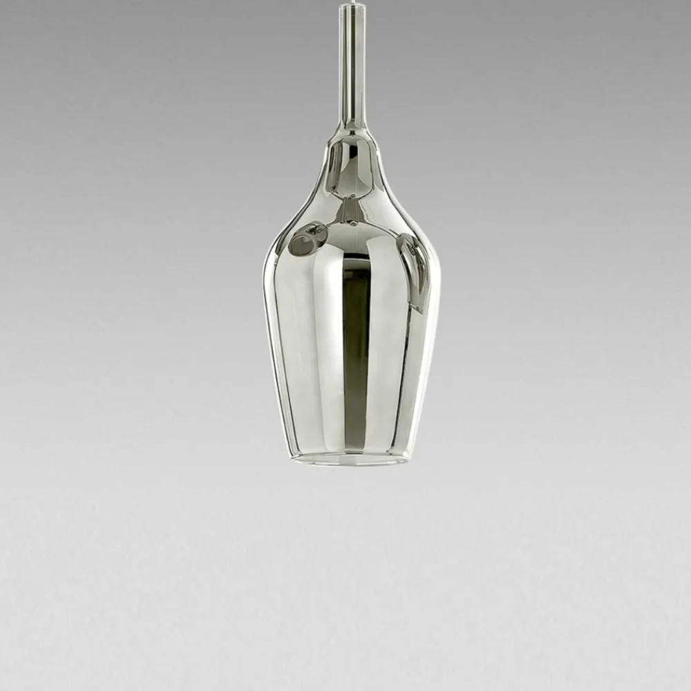 Lampade A Sospensione-Gea Luce lampada a sospensione ofelia colore cromo