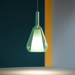 Lampade A Sospensione-Gea Luce lampada a sospensione per cucina colore verde