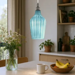 Lampade A Sospensione-Gea Luce lampada a sospensione cleofe per tavolo cucina