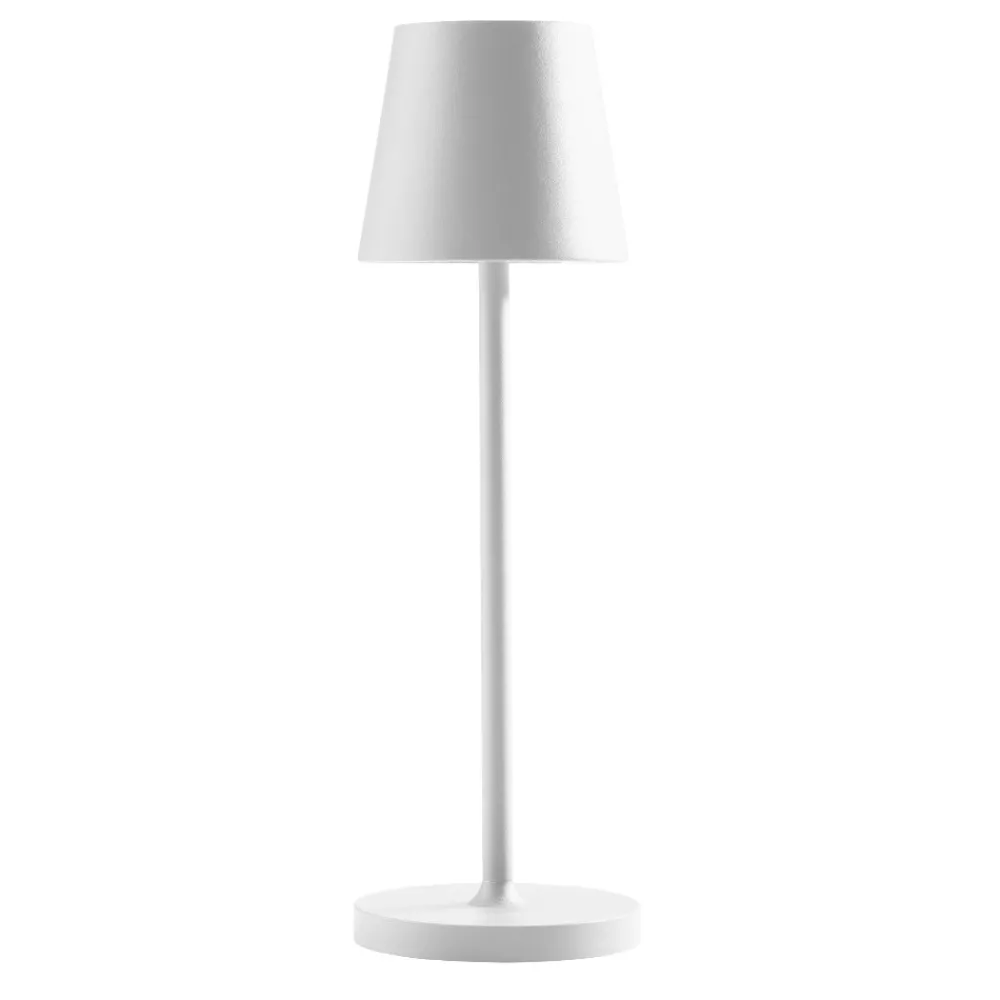 Lampade Da Tavolino Esterno-Gea Luce lampada da tavolino led 3w 3000k ip54 bianca moderna